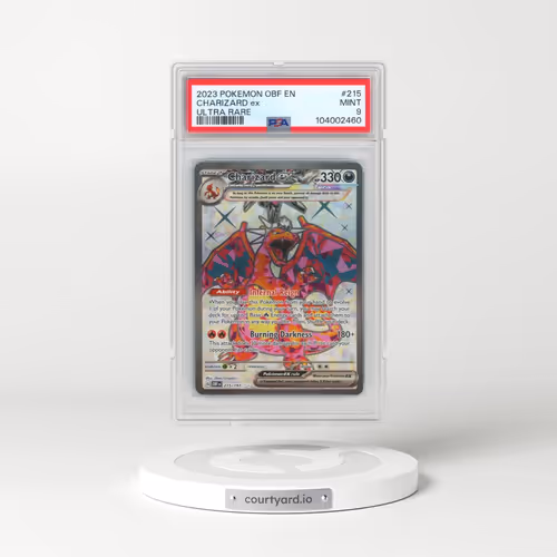 2023 Pokémon Obf EN-Obsidian Flames #215 Charizard EX - Holo Ultra Rare (PSA 9 MINT)