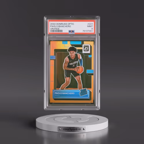 2022 Panini Donruss Optic #221 Paolo Banchero - Orange (PSA 9 MINT)