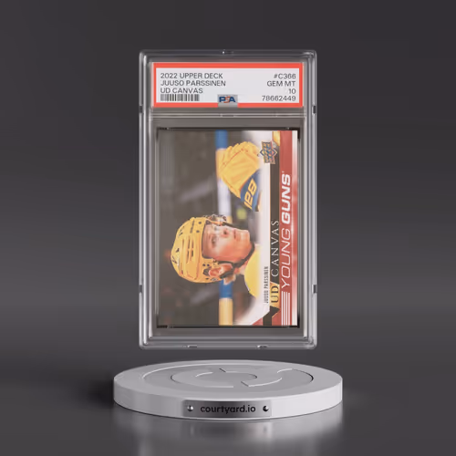 2022 Upper Deck UD Canvas #C366 Juuso Parssinen (PSA 10 GEM MINT)