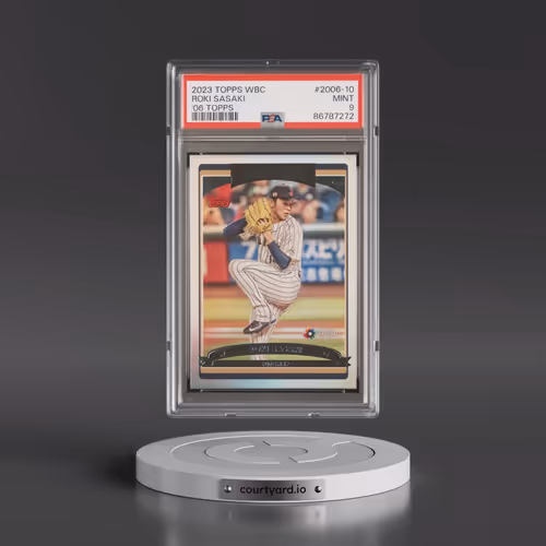 2023 Topps World Baseball Classic 2006 Topps #2006-10 Roki Sasaki (PSA 9 MINT)