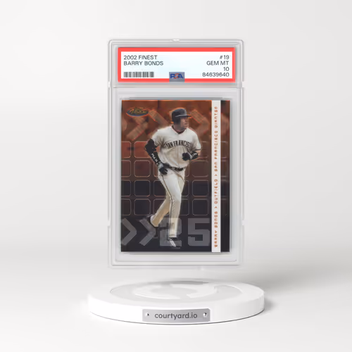 2002 Finest #19 Barry Bonds (PSA 10 GEM MINT)