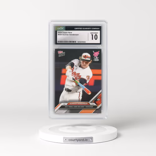 2024 Topps Now #426 Gunnar Henderson (CGC 10 GEM MINT)