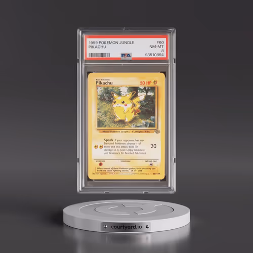 1999 Pokémon Jungle #60 Pikachu (PSA 8 NM-MT)