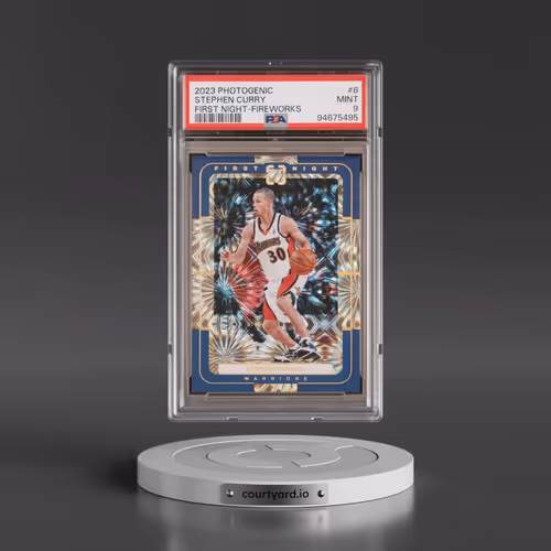 2023 Panini Photogenic First Night #8 Stephen Curry - Fireworks (PSA 9 MINT)