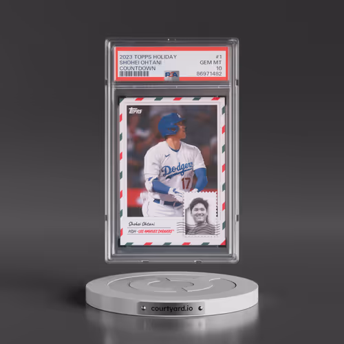 2023 Topps Holiday Countdown #1 Shohei Ohtani (PSA 10 GEM MINT)