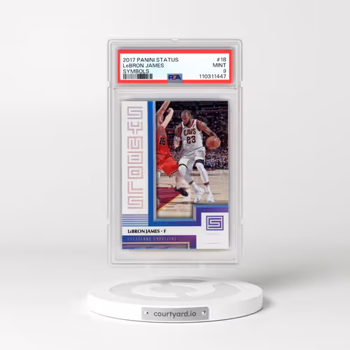 2017 Panini Status Symbols #18 LeBron James (PSA 9 MINT)