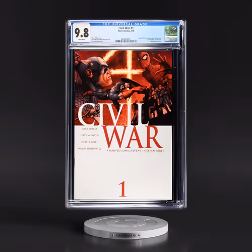 Civil War #1 CGC 9.8 White Pages (Marvel Comics, 7/06)