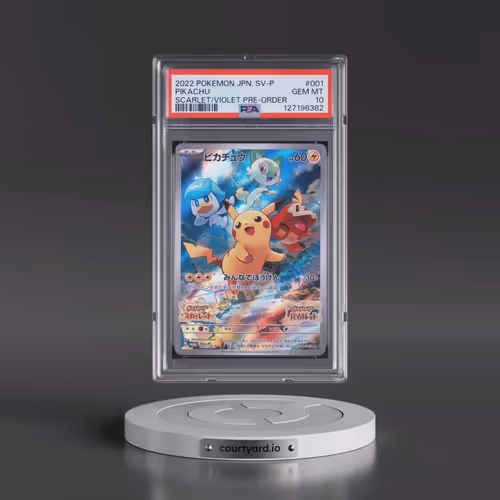 2022 Pokémon SV Promo #001 Pikachu - Scarlet & Violet Pre-Order (PSA 10 GEM MINT)
