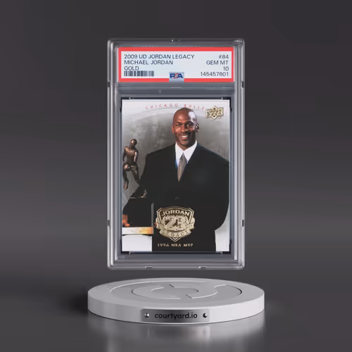 2009 Upper Deck Jordan Legacy Gold #84 Michael Jordan (PSA 10 GEM MINT)