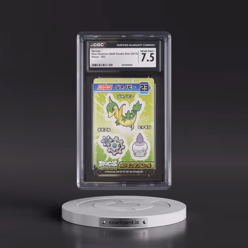 2012 New Pokémon BW Double Seal (2012 Nissui) - Japanese #23 Servine (CGC 7.5 NM+)