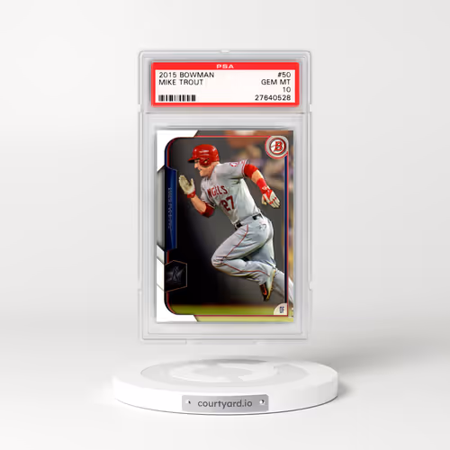 2015 Bowman #50 Mike Trout (PSA 10 GEM MINT)