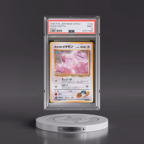 1999 Pokémon Gym 2 #132 Koga's Ditto - Holo (PSA 9 MINT)