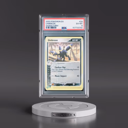 2003 Pokémon EX Sandstorm #24 Umbreon (PSA 6 EX-MT)