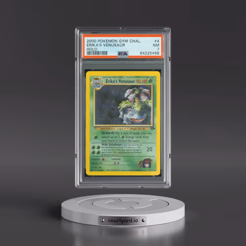 2000 Pokémon Gym Challenge #4 Erika's Venusaur - Holo (PSA 7 NM)
