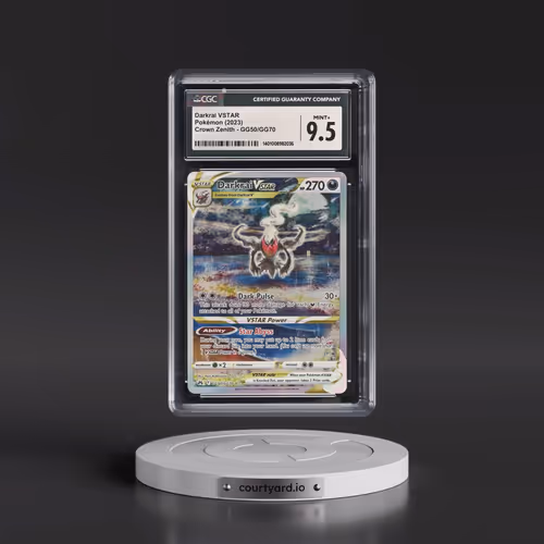 2023 Crown Zenith #GG50/GG70 Darkrai VSTAR - Galarian Gallery Holo (CGC 9.5 MINT+)