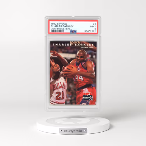 1992 Skybox USA Basketball #9 Charles Barkley (PSA 9 MINT)