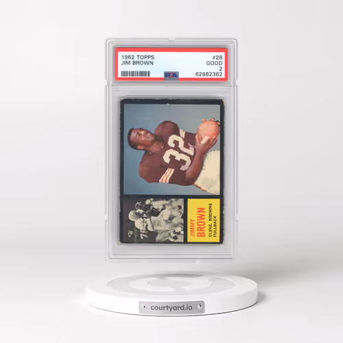 1962 Topps #28 Jim Brown (PSA 2 GOOD)