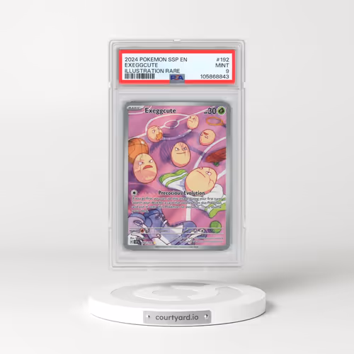2024 Pokémon Ssp EN-Surging Sparks #192 Exeggcute - Illustration Rare (PSA 9 MINT)