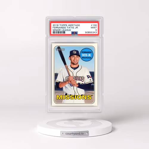 2018 Topps Heritage Minor League #100 Fernando Tatis Jr. (PSA 9 MINT)
