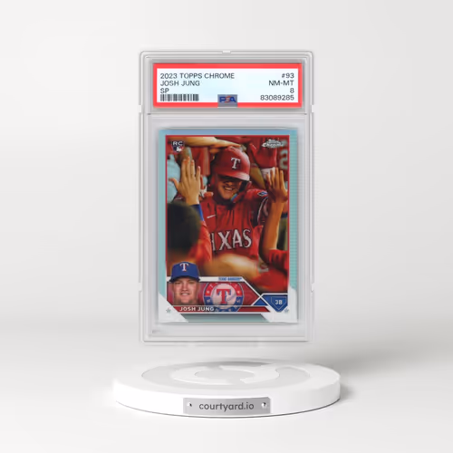 2023 Topps Chrome #93 Josh Jung - SP (PSA 8 NM-MT)