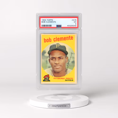 1959 Topps #478 Bob Clemente (PSA 5 EX)