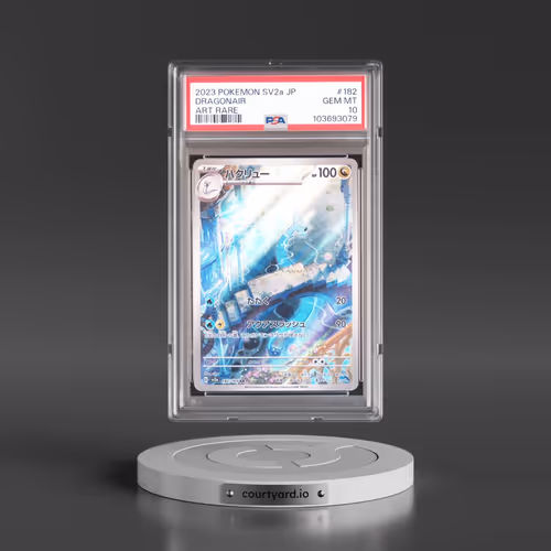 2023 Pokémon Sv2a-Pokemon 151 #182 Dragonair - Art Rare (PSA 10 GEM MINT)