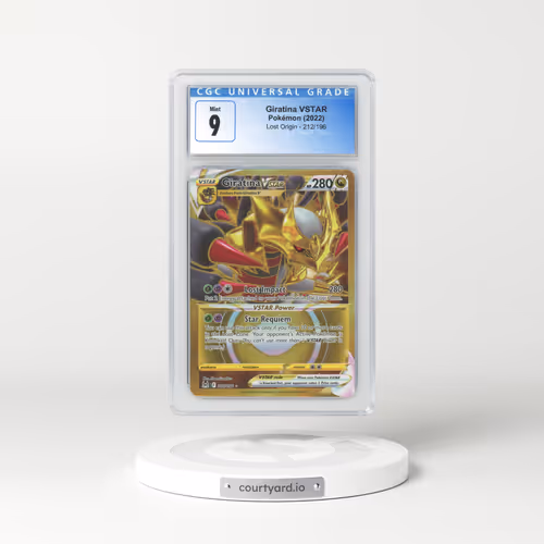 2022 Lost Origin #212 Giratina VSTAR - Full Art Holo (CGC 9 MINT)