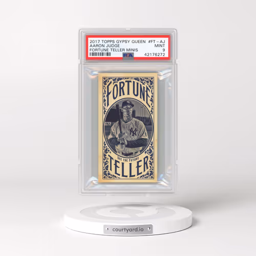 2017 Topps Gypsy Queen Fortune Teller Minis #FTAJ Aaron Judge (PSA 9 MINT)