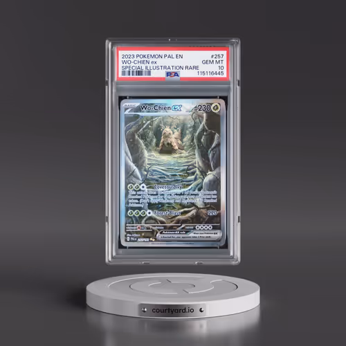 2023 Pokémon Pal EN-Paldea Evolved #257 WO-Chien EX - Holo Special Illustration Rare (PSA 10 GEM MIN