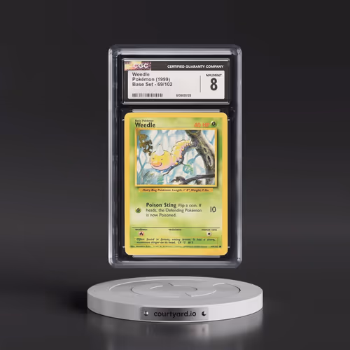 1999 Base Set #69/102 Weedle (CGC 8 NM-MT)
