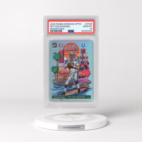 2020 Panini Donruss Optic Downtown #DT26 Peyton Manning (PSA 10 GEM MINT)