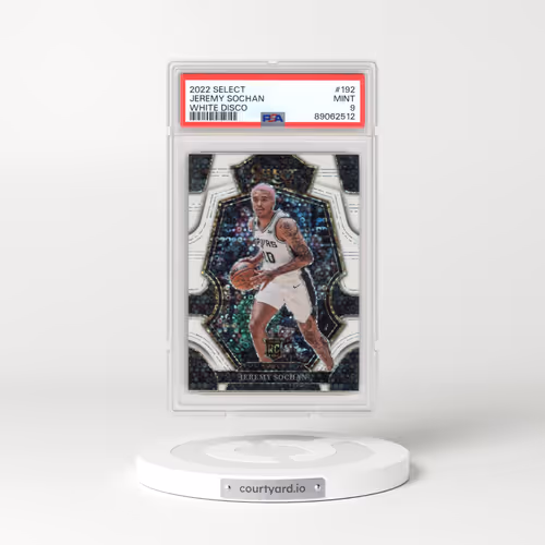 2022 Panini Select #192 Jeremy Sochan - White Disco (PSA 9 MINT)
