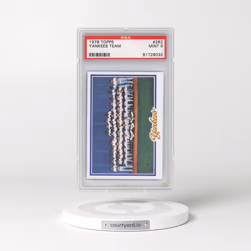 1978 Topps #282 Yankees Team (PSA 9 MINT)