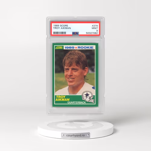 1989 Score #270 Troy Aikman (PSA 9 MINT)