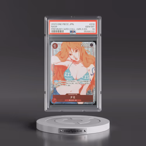 2023 One Piece Japanese Premium Card Collection -Girls Edition #016 Nami (PSA 10 GEM MINT)