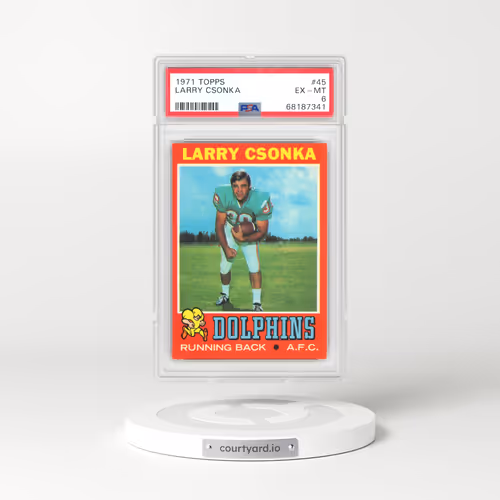 1971 Topps #45 Larry Csonka (PSA 6 EX-MT)