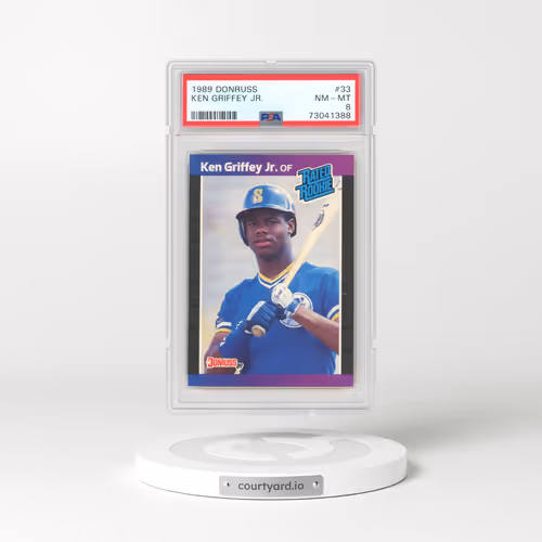 1989 Donruss #33 Ken Griffey Jr (PSA 8 NM-MT)
