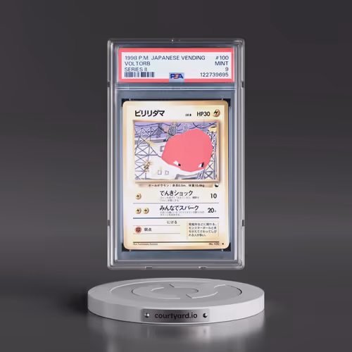 1998 Pokémon Vending #100 Voltorb - Series II (PSA 9 MINT)