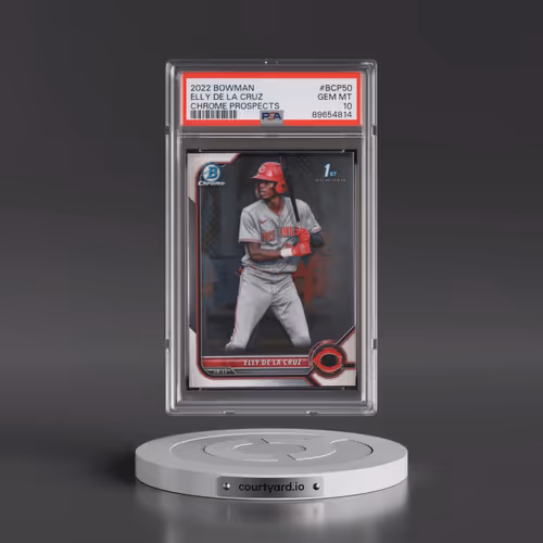 2022 Bowman Chrome Prospects #BCP50 Elly de La Cruz (PSA 10 GEM MINT)