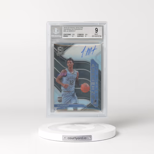 2019 Panini Spectra Aspiring Autographs #AAJMT Ja Morant (BGS 9 MINT)