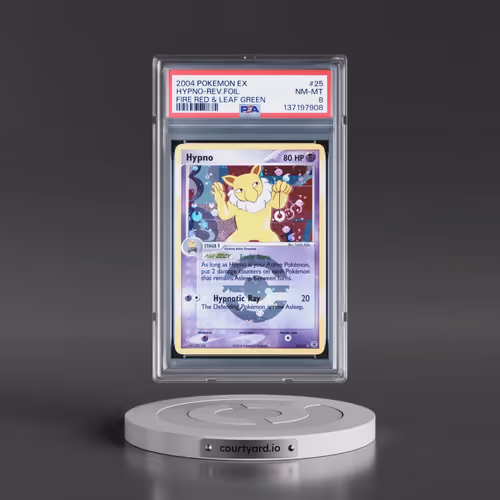 2004 Pokémon EX Fire Red & Leaf Green #25 Hypno - Reverse Foil (PSA 8 NM-MT)