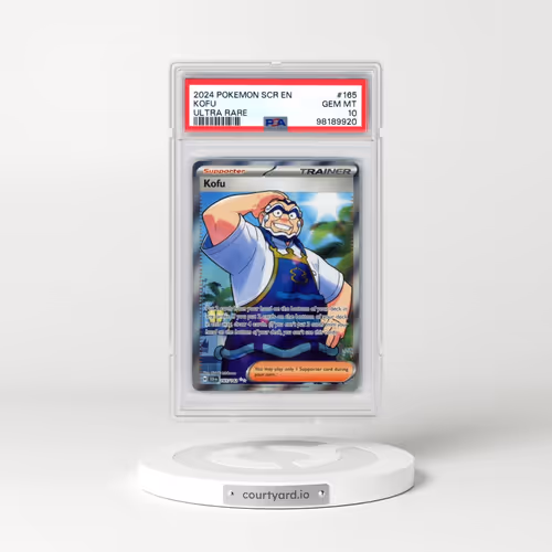 2024 Pokémon Scr EN-Stellar Crown #165 Kofu - Ultra Rare (PSA 10 GEM MINT)