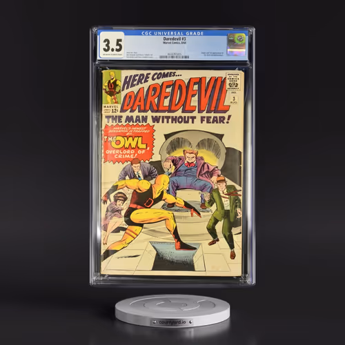 Daredevil #3 CGC 3.5 Off-white to White Pages (Marvel Comics, 8/64)