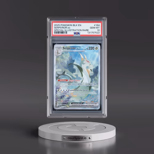 2025 Pokémon Blk EN-Black Bolt #164 Serperior EX - Holo Special Illustration Rare (PSA 10 GEM MINT)