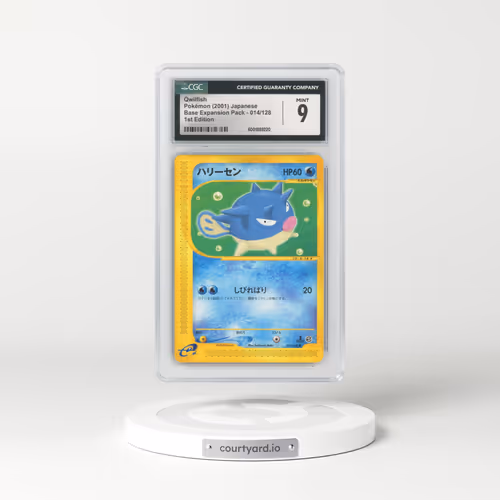 2001 Base Expansion Pack #014/128 Qwilfish - 1st Edition (CGC 9 MINT)