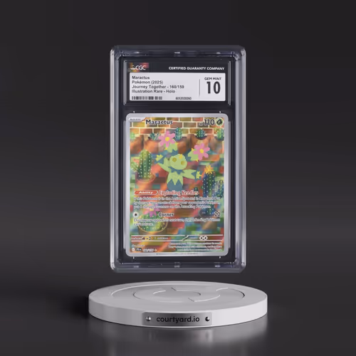2025 Pokémon Jtg EN-Journey Together #160 Maractus - Illustration Rare (CGC 10 GEM MINT)