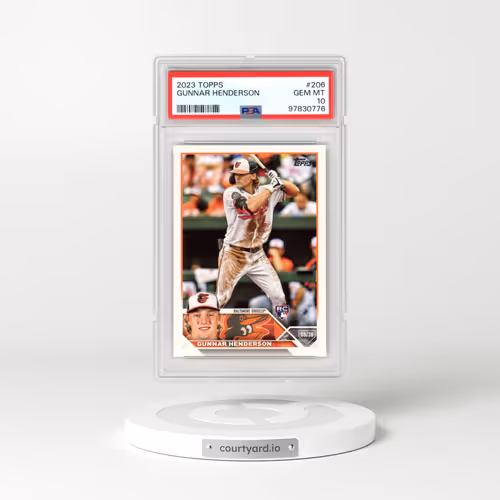2023 Topps #206 Gunnar Henderson (PSA 10 GEM MINT)