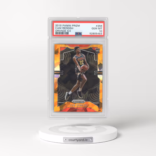 2019 Panini Prizm #256 Cam Reddish - Orange Ice (PSA 10 GEM MINT)