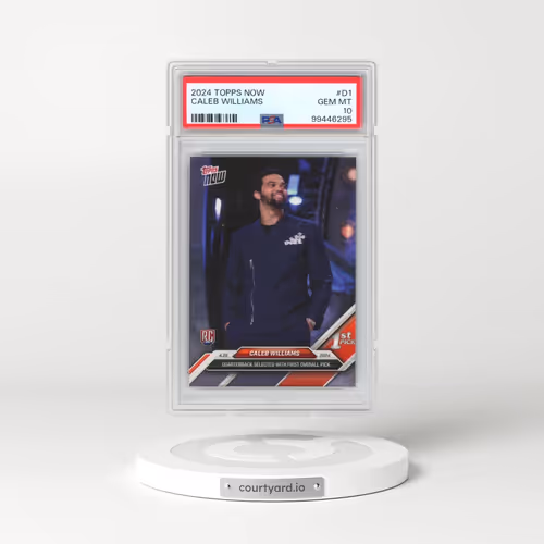 2024 Topps Now #D1 Caleb Williams (PSA 10 GEM MINT)