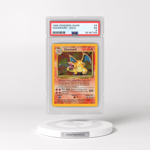 1999 Pokémon Game #4 Charizard - Holo (PSA 5 EX)